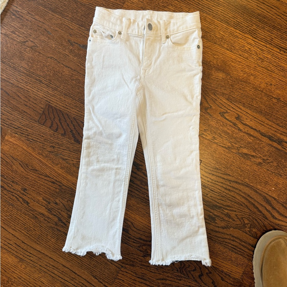 Crewcuts Girls White Denim Jeans